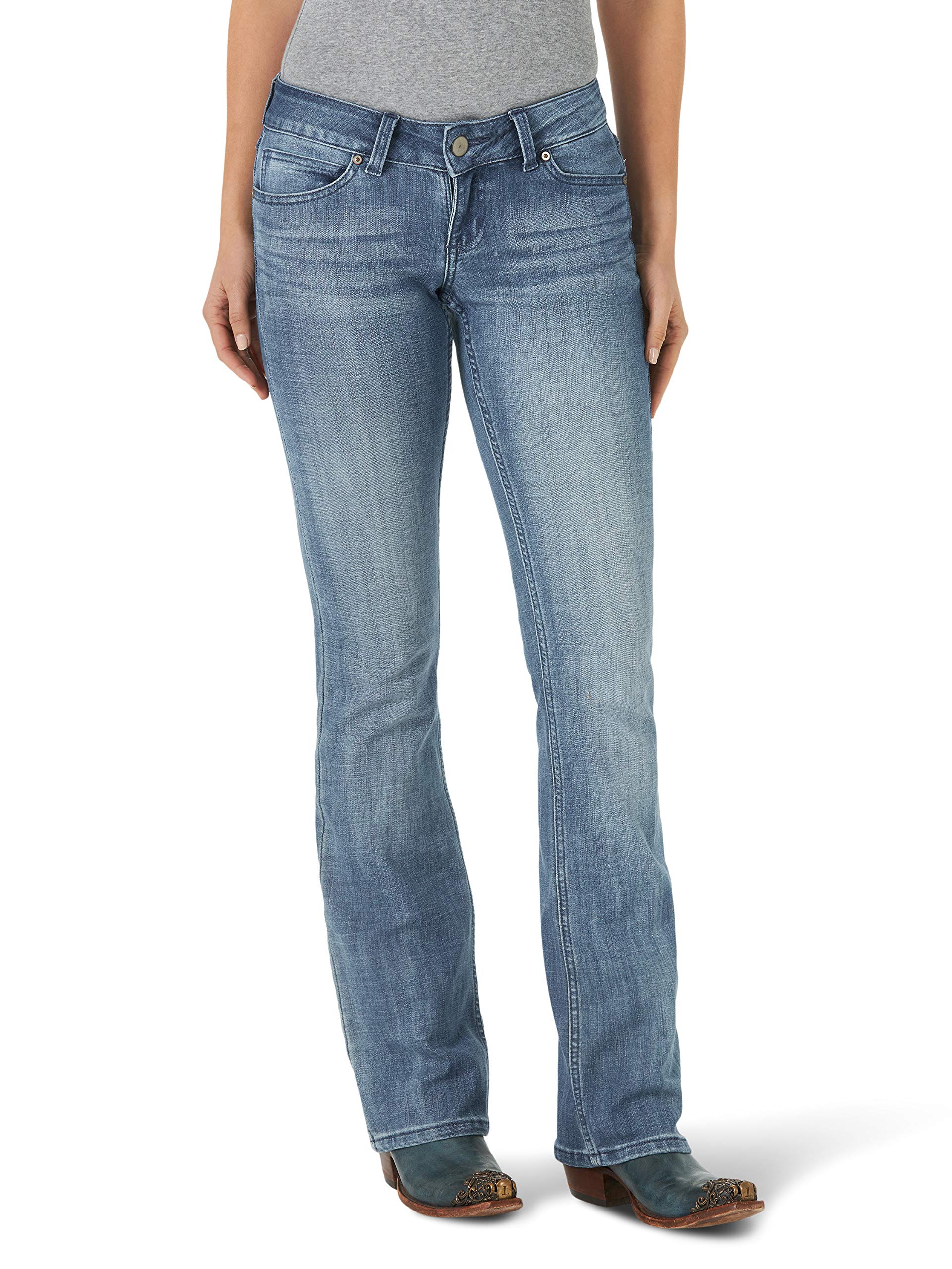 Wrangler Western Mid Rise Stretch Boot Cut