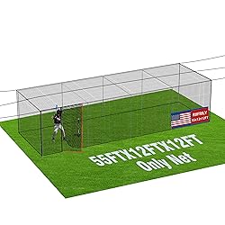 RIIFRILY Heavy Duty Baseball Batting Cage Nets,ONLY