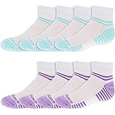 New Balance Kids' Performance Cushioned Low Cut Socks (8-Pairs)