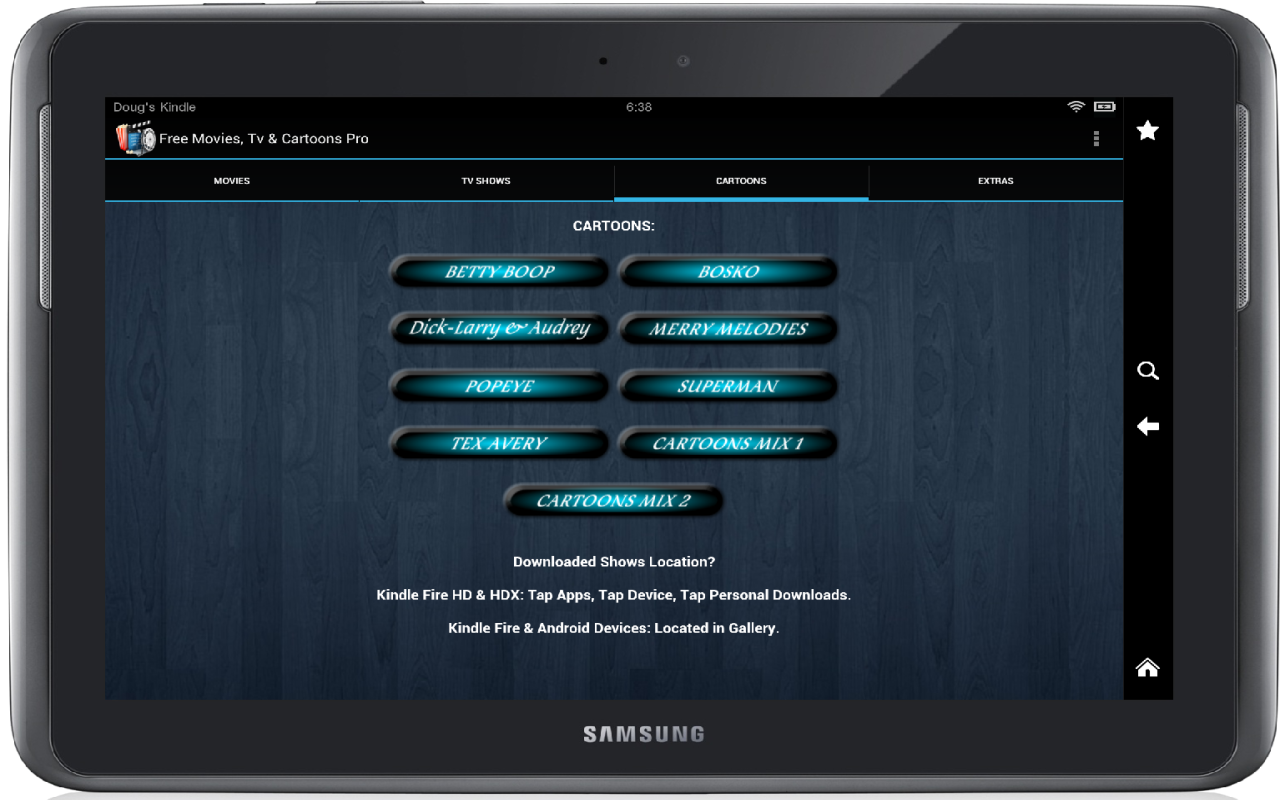Free Movies, Tv & Cartoons Pro