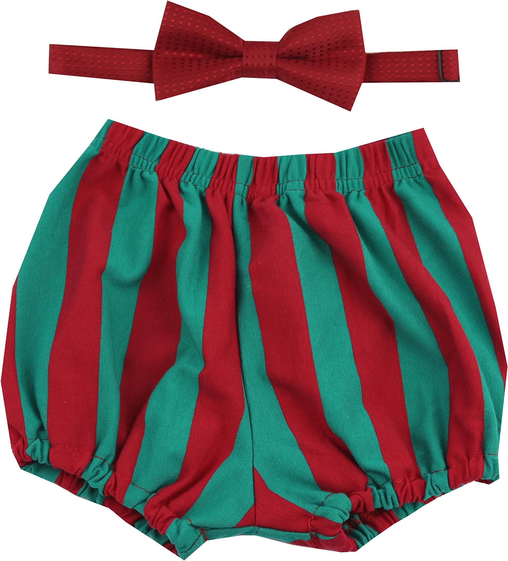 Gentlemen Ties Cake Smash Outfit Boy First Birthday Includes Bloomer Shorts and Bow Tie