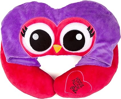 Hoodiepillow Pals Snuggly Travel Neck Pillow For Kids With Hood