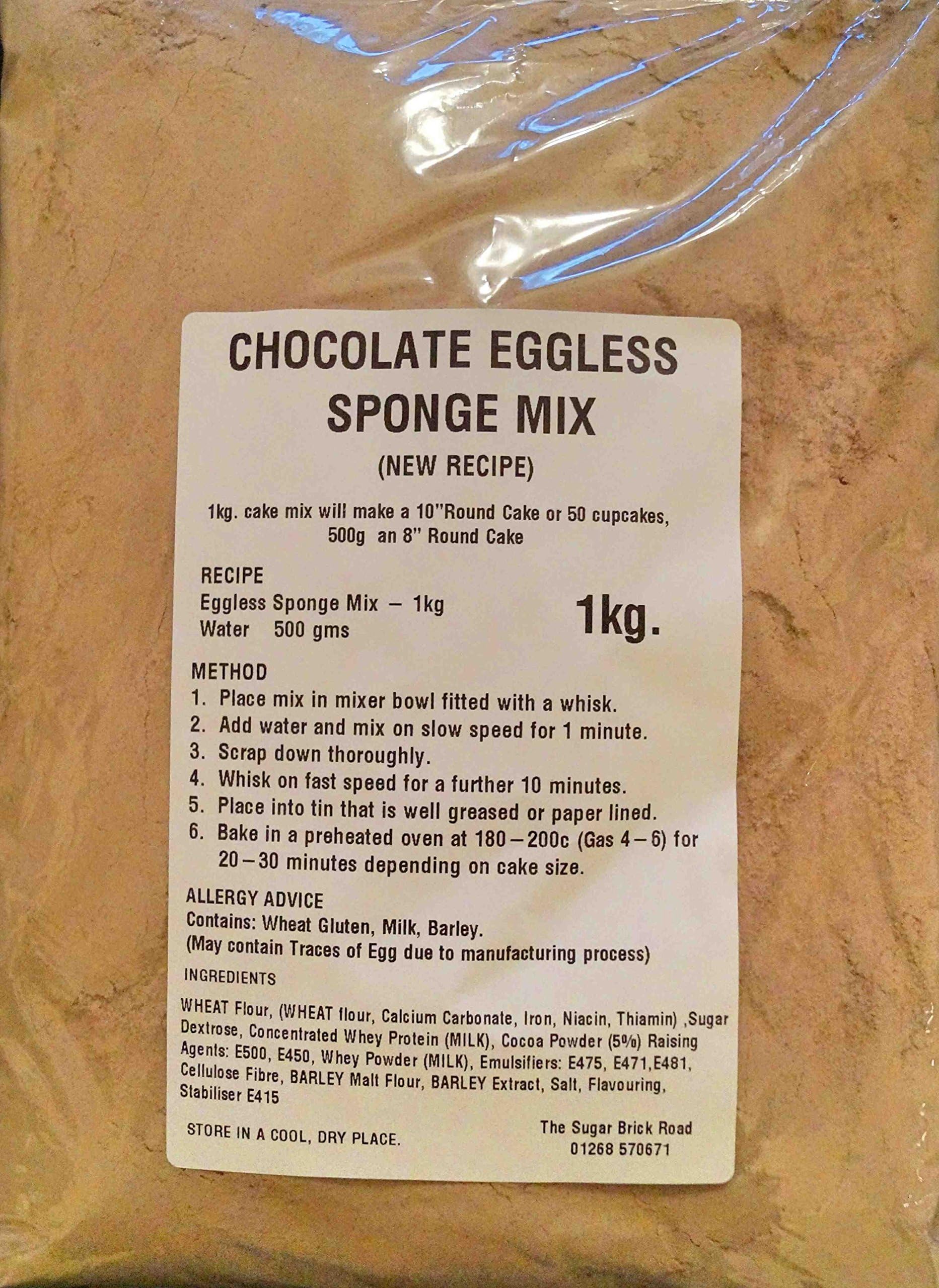 Chocolate Eggless Cake Mix (may contain traces of egg due to manufacturing process)