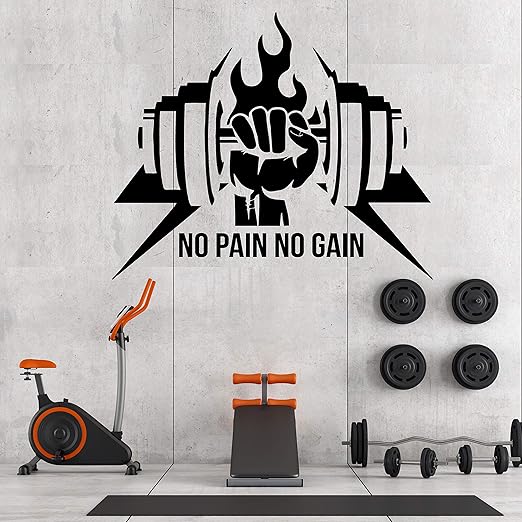 Amazon Com Motivational Inspirational Gym Wall Decals Workout