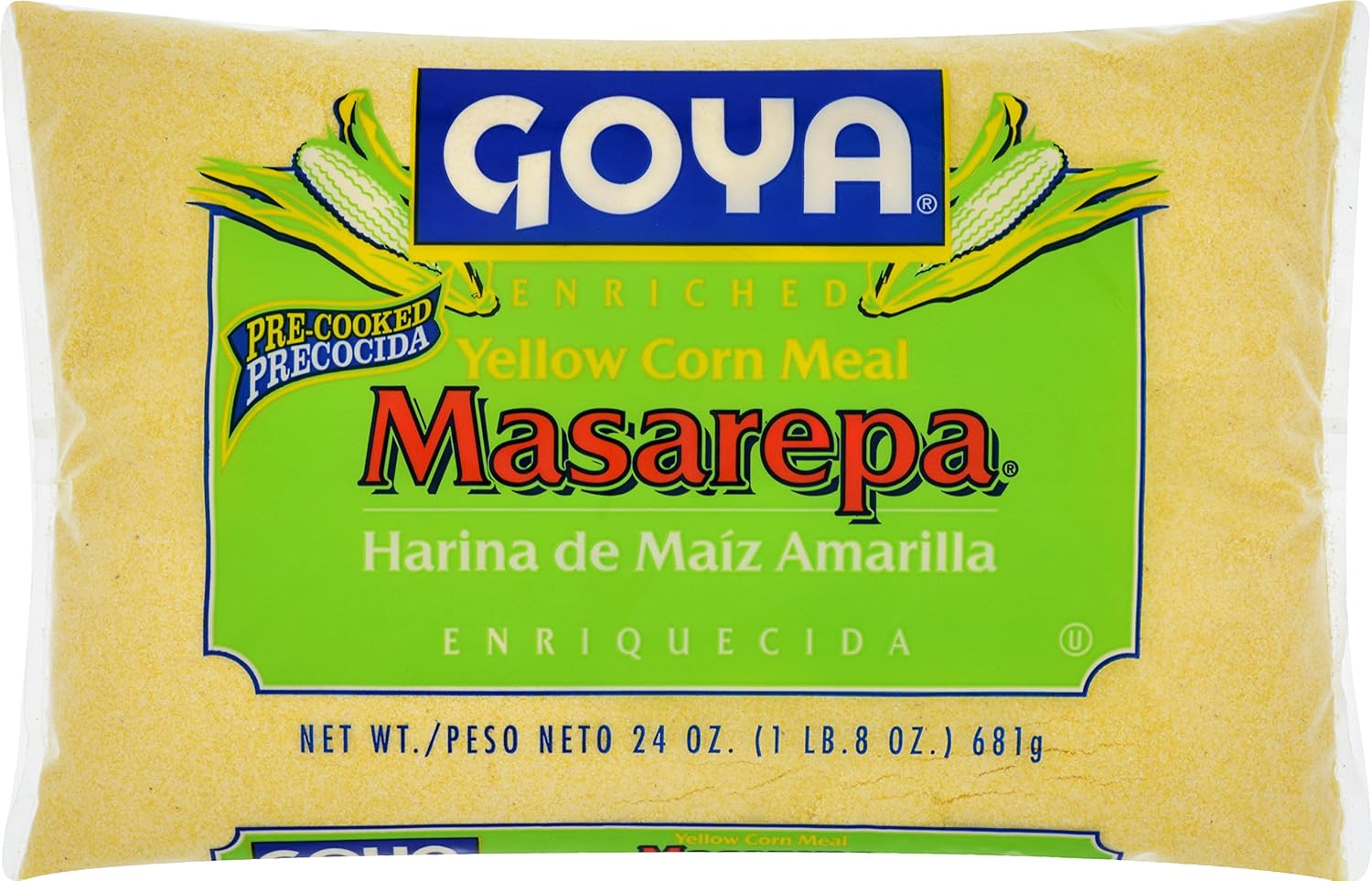 Goya Foods Masarepa Corn Meal, Yellow, 24 Ounce