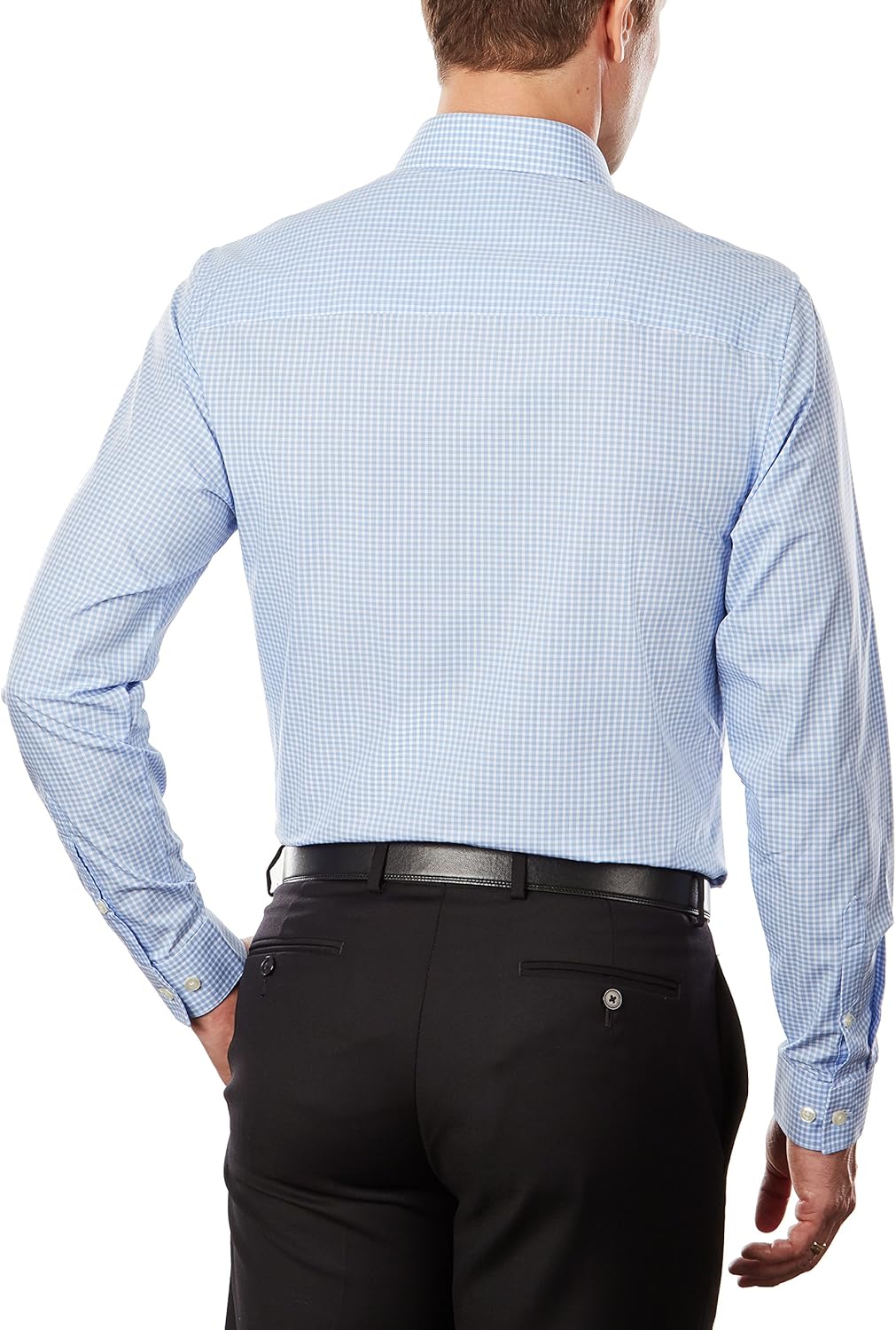 Unlisted by Kenneth Cole Men's Dress Shirt Slim Fit Checks and Stripes (Patterned) at  Men’s Clothing store