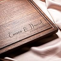 Personalized Cutting Board, Custom Wedding, Anniversary or Housewarming Gift Idea, Wood Engraved Charcuterie, for Friends and