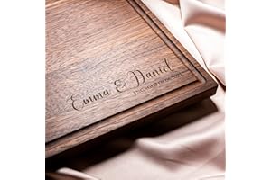 Personalized Cutting Board, Custom Wedding, Anniversary or Housewarming Gift Idea, Wood Engraved Charcuterie, for Friends and