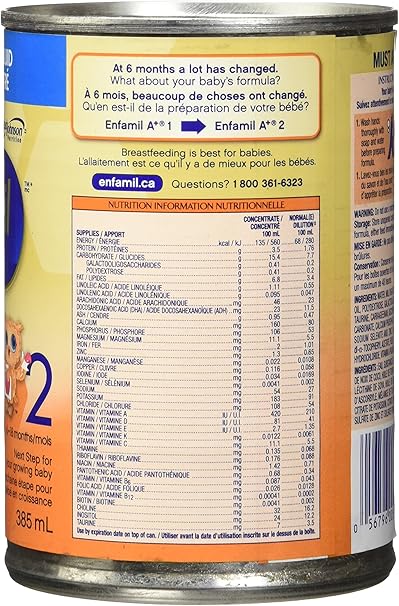 enfamil label