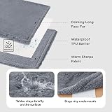 Bedsure Waterproof Dog Blanket Large 100x120cm Tie-dye Grey view 3