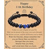 13th 16th 18th 21st 30th 40th 50th 60th Birthday Gifts for Boys Men Him, 11-21 30-60 Year Old Boy Male Man Birthday Gifts Birthday Bracelet for Son Brother Grandson Nephew Dad Husband Friend Boyfriend