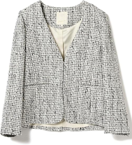 Amazon ビーミング ライフストア By ビームス テーラードジャケット B Ming By Beams ツイード ノーラペル ジャケット mo レディース コート ジャケット 通販