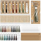 Feifeiya 25 Sets Christian Church Gift Bulk Bible Verse Bamboo Pen Religious Silicone Keychain Scripture Bookmark Emergency Numbers Gift for Women Men Sunday School(Classic Color,Spanish)