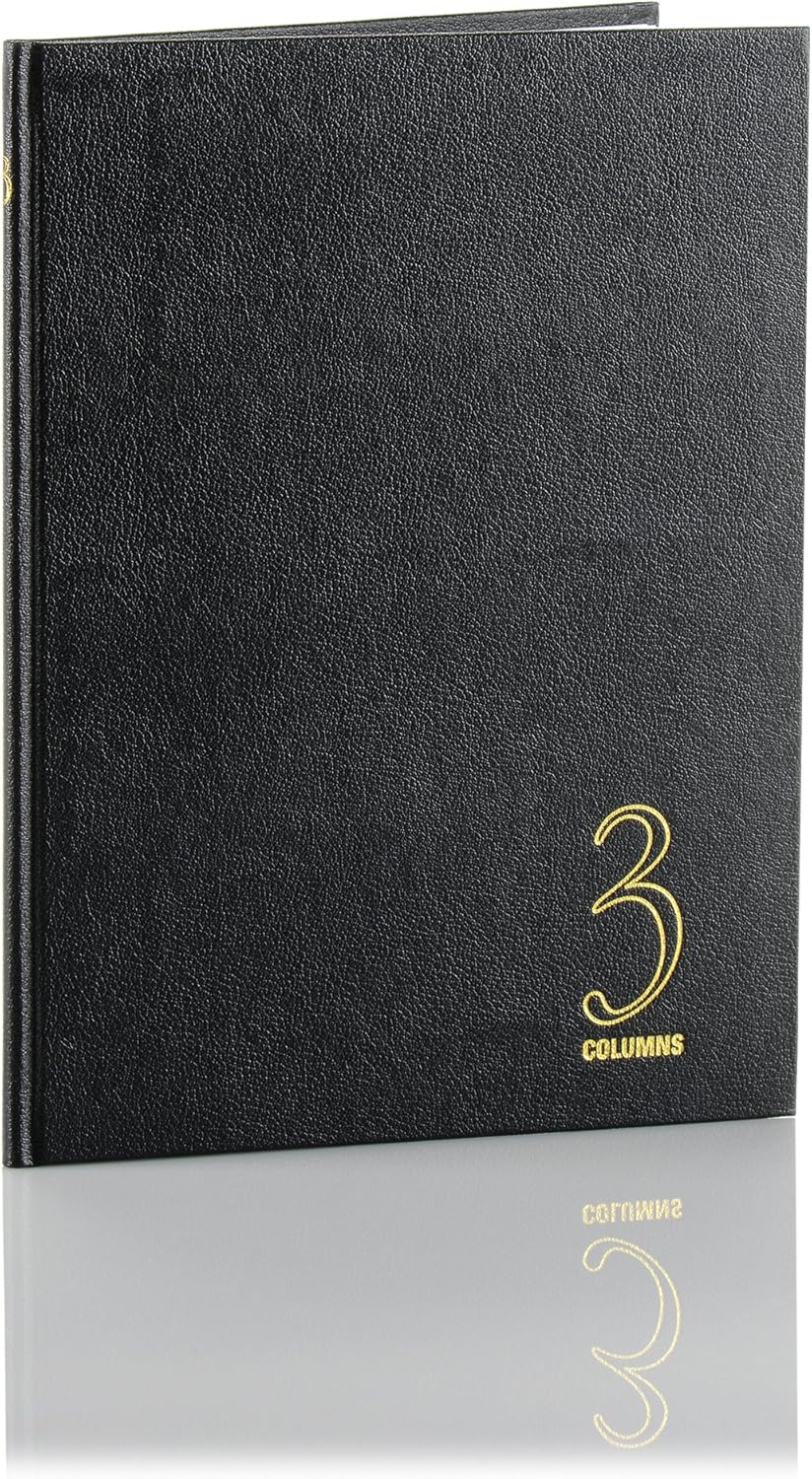 Wilson Jones 74100 Account Book, 9 1/4-Inch x 7-Inch, 30 Lines, 80 Pages, 3 Columns (W74103) : Office Products