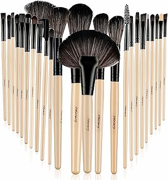 Foolzy Brush Book ! Makeup Brush Collection (24 Pcs Wood)