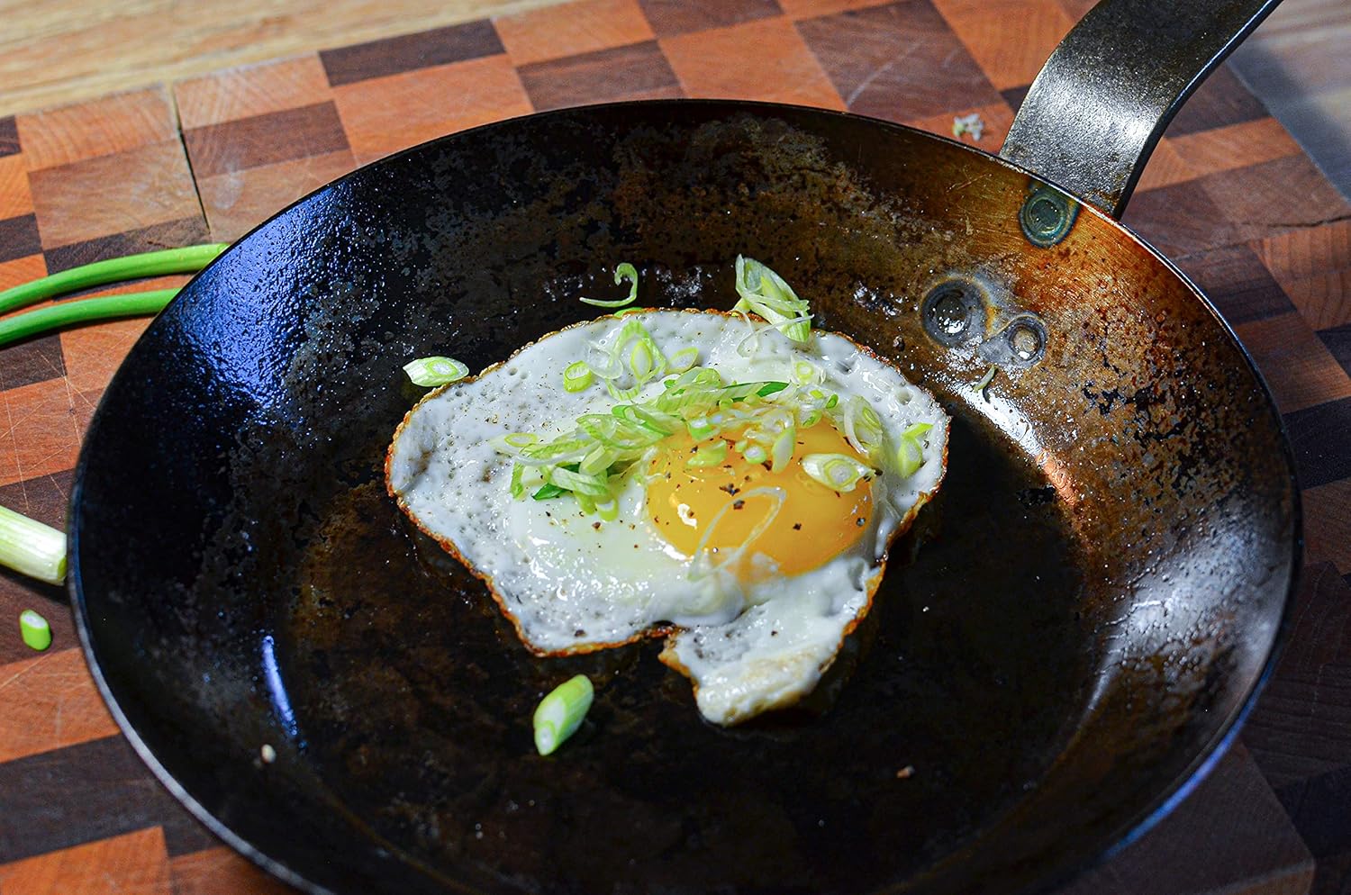 Matfer Bourgeat Black Steel Round Fry Pan, 11 7/8": Skillets: Kitchen & Dining