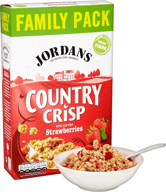 Jordans Country Crisp Strawberry Cereal, 850 g Amazon.co.uk Grocery