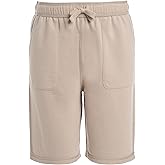 Nautica Little Boys' School Uniform Sensory-Friendly French Terry Short