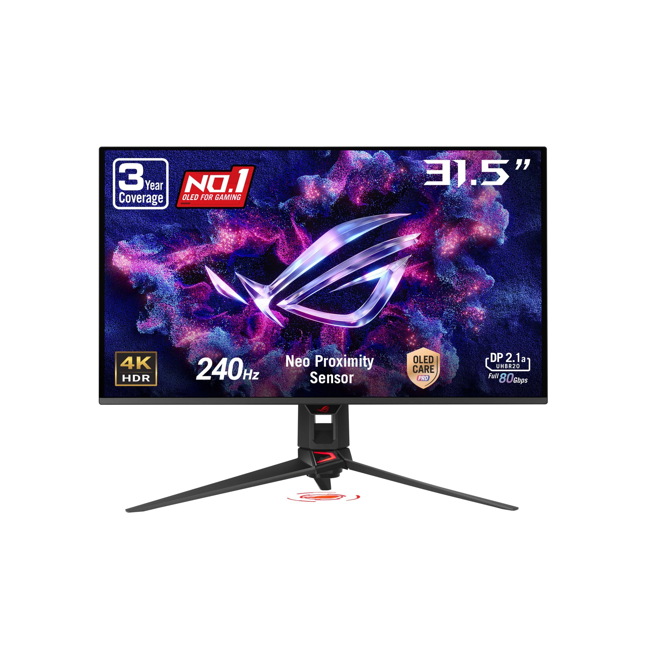 ASUS ROG PG32UCDMR Monitor para juegos OLED 4K 240Hz de 32 pulgadas QD-OLED