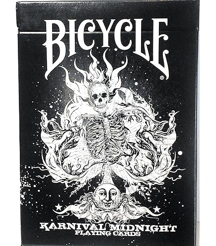 Amazon.com: Karnival Black Dose Deck of Bicycle Playing Cards