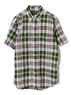 Short Sleeve Madras Buttondown Shirt 11-01-0736-139