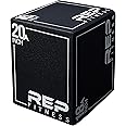 REP FITNESS 3-in-1 Soft Plyo Box – Safe for Shins - Non-Slip Multi-Use Plyometric Box for Jumping, Conditioning, and Strength Training – Choose from 3 Different Sizes