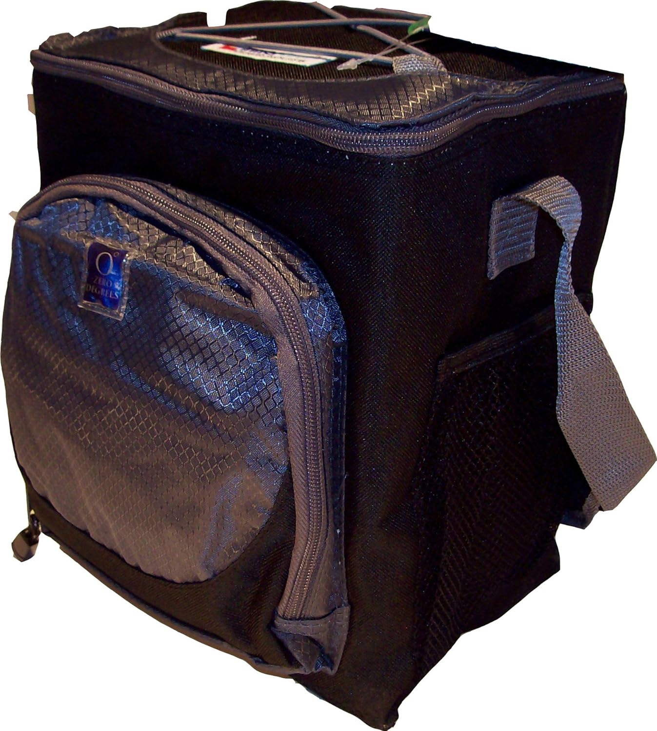 zero degrees lunch tote with inner cool integrated cooling system