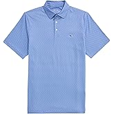 Vineyard Vines Mens Printed Sankaty Performance Polo