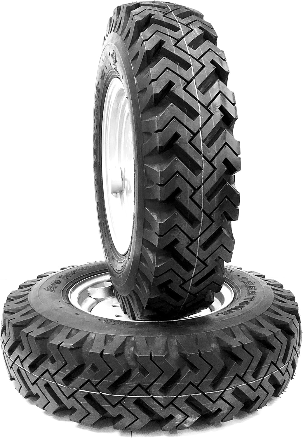 Mud & Snow Set of 4 skidsteer snow tires Replaces 10x16. 5 & 12x16. 5