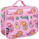 Wildkin Kids Insulated Lunch Box for Boys and Girls, Perfect Size for Packing Hot or Cold Snacks for School and Travel, Mom's Choice Award Winner, BPA-free, Olive Kids (Paisley)