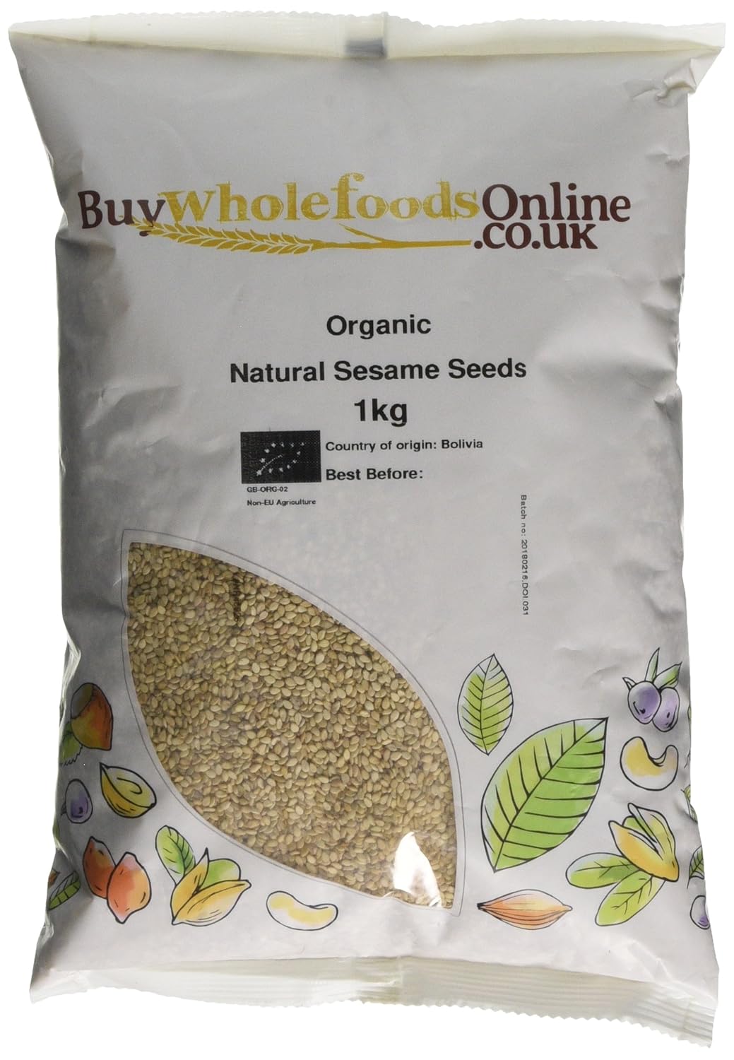 Buy Whole Foods Organic Natural Sesame Seeds 1 Kg Amazon.co.uk Grocery