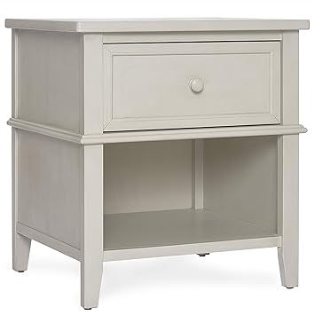 Amazon Com Evolur Universal Nightstand Antique Grey Cloud Baby