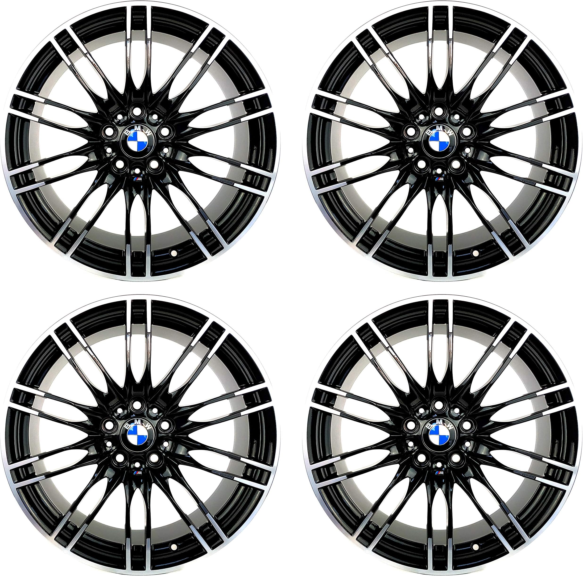 Power BD Set of 4 Alloy Rims Double Size 8J+9J 19 5X120 ET35+37 72.6 for BMW Series 3 4 Z3 Z4 X3 X5 Made in Italy