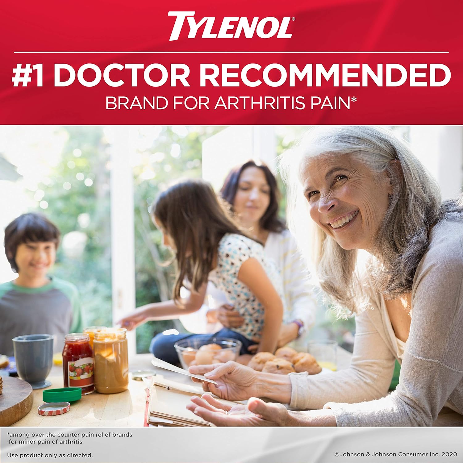 Tylenol Extra Strength Caplets with 500 mg Acetaminophen, Pain Reliever & Fever Reducer, 24 ct: Health & Personal Care