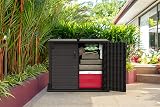 Duramax Cedargrain StoreAway 850L Plastic Garden Storage Shed Dark Brown view 9
