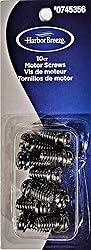 Harbor Breeze Ceiling Fan Motor Screws, Dark