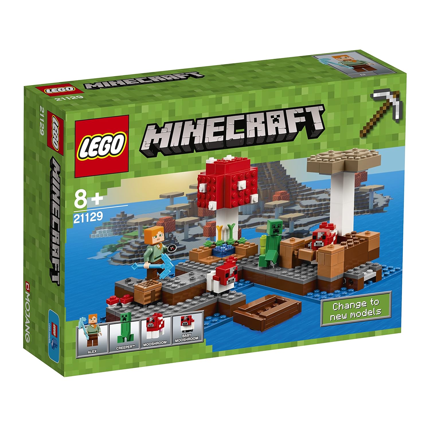 LEGO Minecraft Isla champiñón
