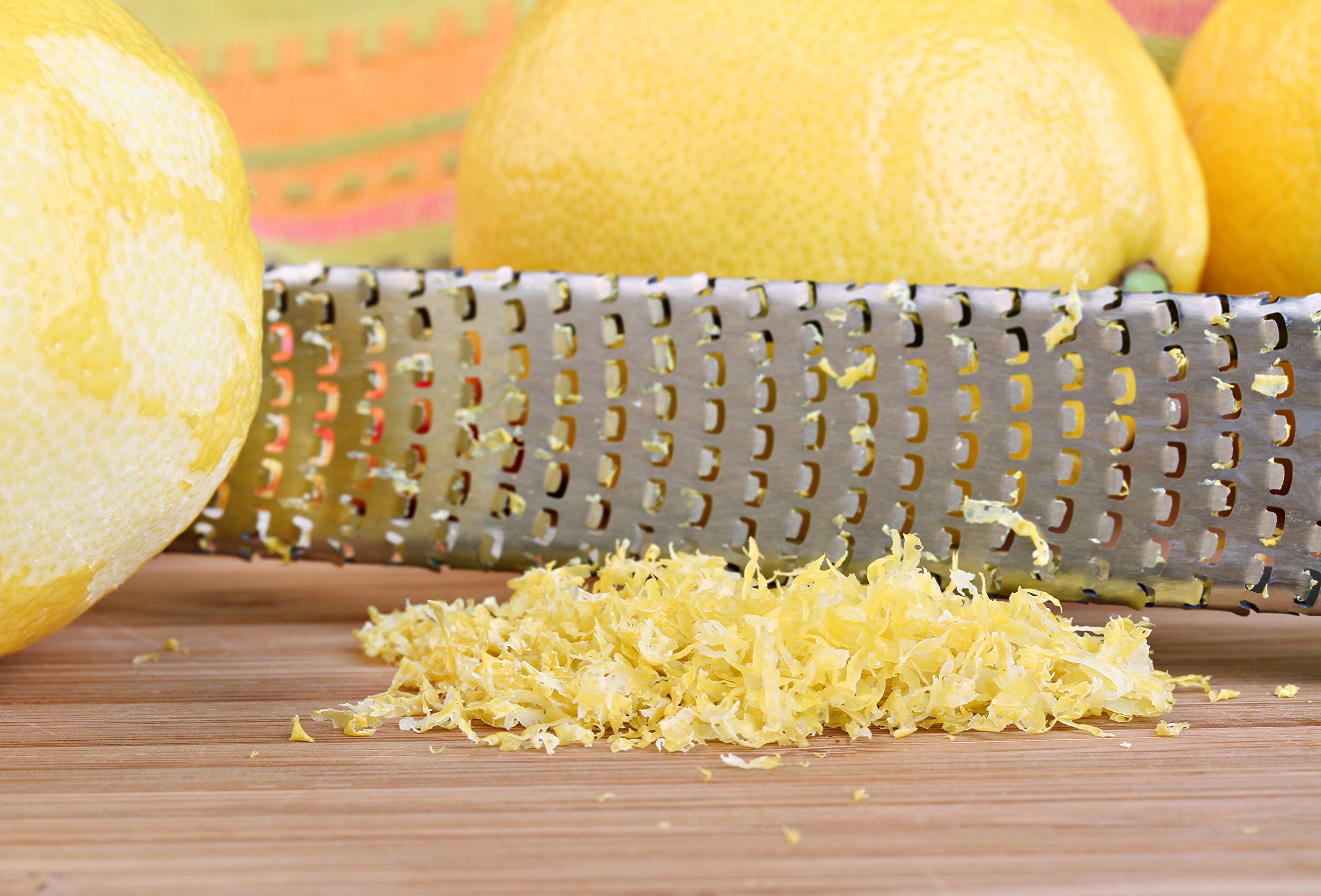 Cheese Grater Zester Stainless Steel – Great for Lemon, Ginger, Garlic, Parmesan, Coconut, Potato, Citrus – Shredder for Hard Cheeses - Fine Grate Spices by Zulay Kitchen - compare to Microplane