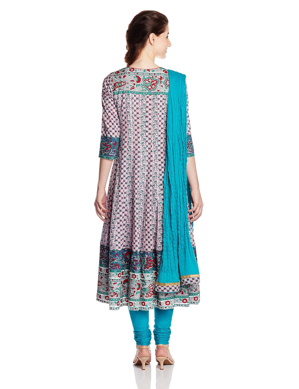 rain and rainbow women's anarkali salwar suit