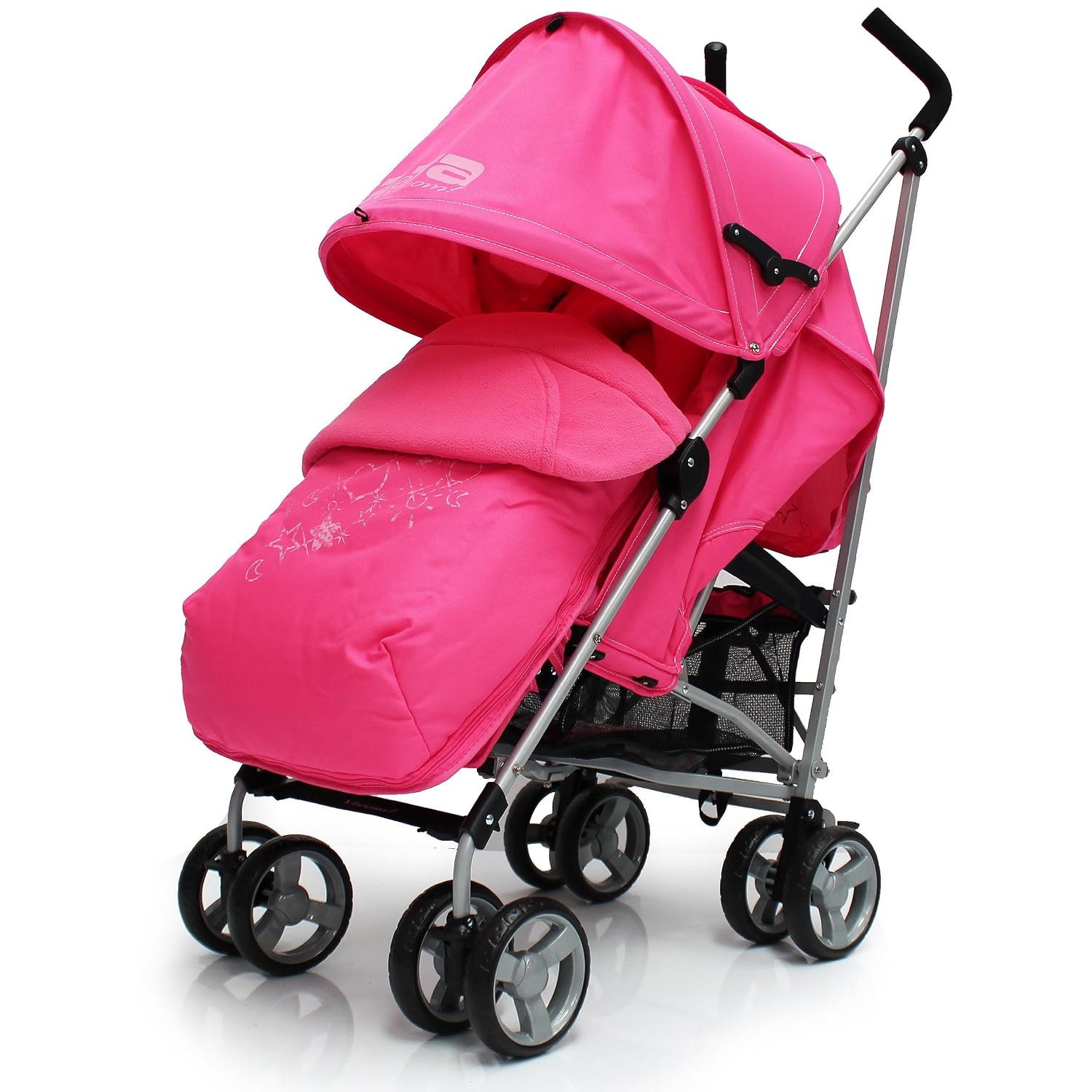 pink baby buggy