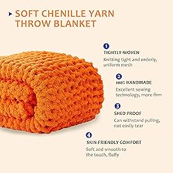 L'AGRATY Chunky Knit Blanket