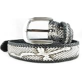 Pelgio Genuine Python Snake Skin Handmade Belt 46"