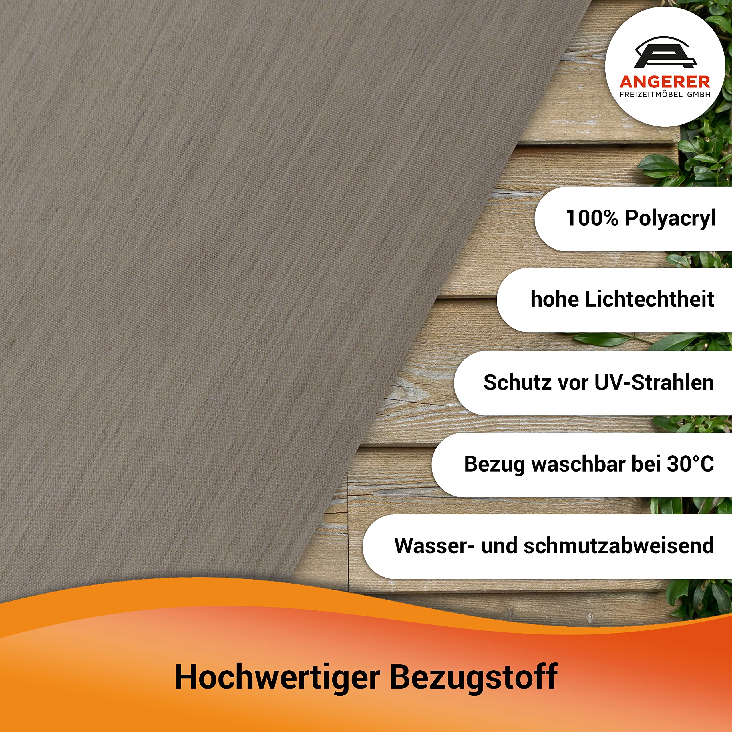 ANGERER Klemmmarkise Style Natur, 250 cm 3