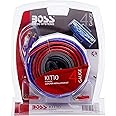 BOSS Audio Systems KIT10 4 Gauge Amp Installation Wiring Kit - A Car Amplifier Wiring Kit Makes Wire Connections and Brings P