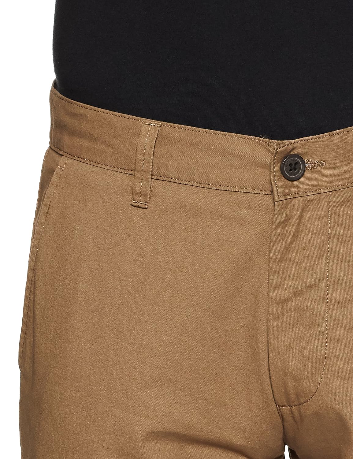 peter england men's slim fit casual trousers