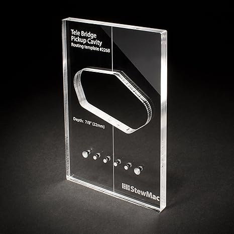 Amazon Com Stewmac Pickup Routing Template For Tele Guitar