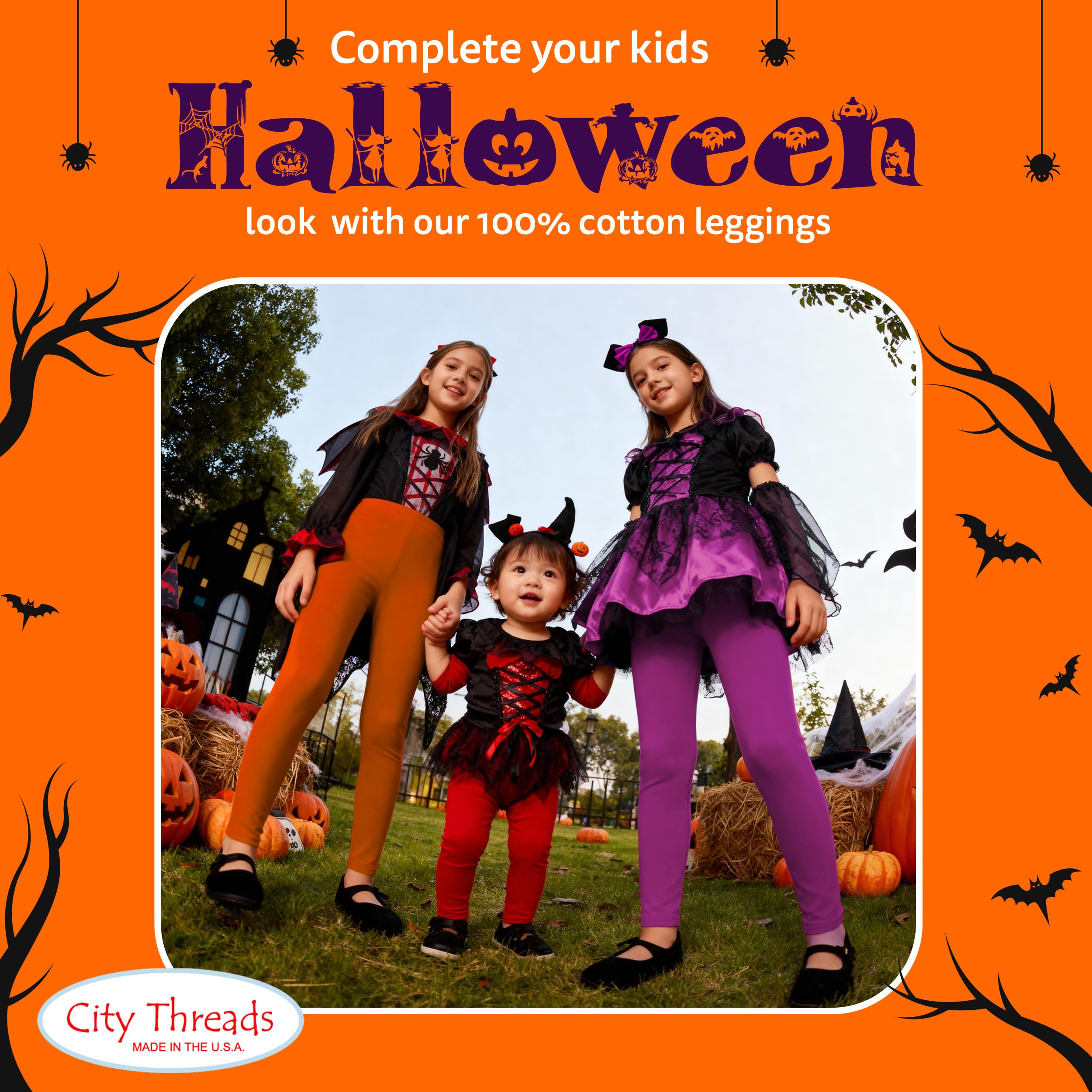 *All variations included* Girls 100% Cotton Leggings – Soft Breathable Baby Rib Pants for School Uniform, Sensory-Friendly Wear, Sensitive Skin Comfort, Everyday Play & Layering Basics (Lavender, 3 Years)