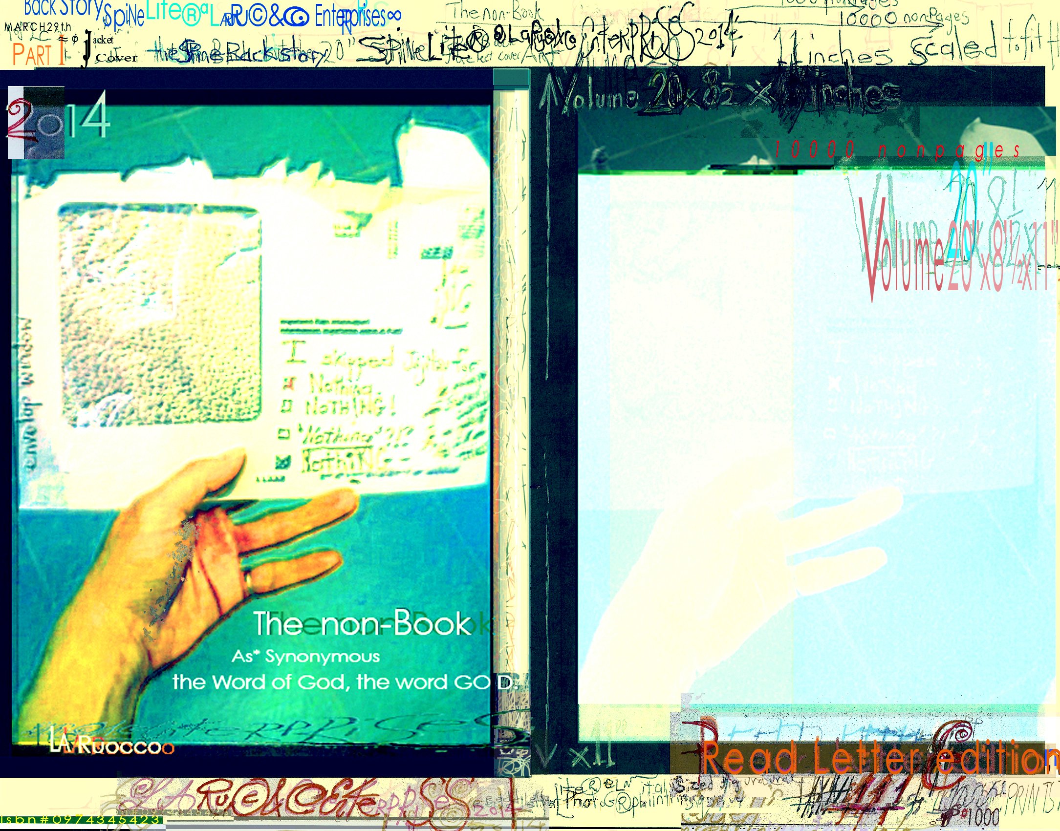 The Non Book As Synonymous The Word Of God The Word Go D Volume x8 5x11inches Read Letter Edition non Pages Laruocco La Ruocco Amazon Com Books