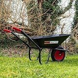 Home Master Heavy Duty Garden Wheelbarrow 90L 150kg Pneumatic Wheel