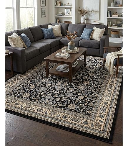 Amazon.com: Rugs.com - Madeline Vintage Rug – 3' 3 x 5' 3 Gray